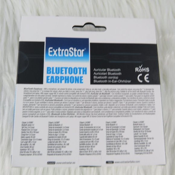 NEW - Blutooth Earphone - Black - Picture 2 of 2
